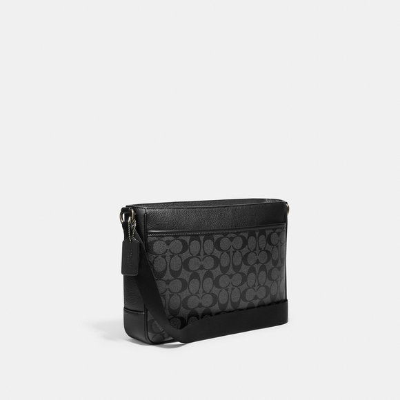 NWT Coach Outlet District Crossbody In Signature Canvas - Picture 2 of 5